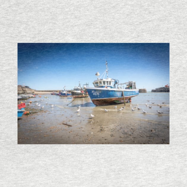 Folkestone Harbour Boat by Femaleform